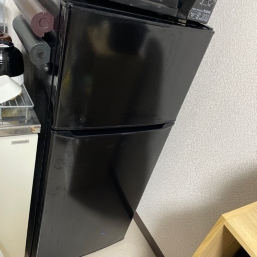 ※決まりました！Haier 冷蔵庫ブラック 取りに来て頂ける方限定