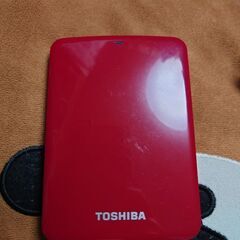 東芝 TOSHIBA HD-PD10TR [2.5インチ ポータブルハードディスク 1TB レッド CANVIO CONNECT]の画像