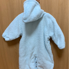 ディズニー ★ ベビーミッキー おくるみ 2WAYカバーオール ロンパース モコモコの画像