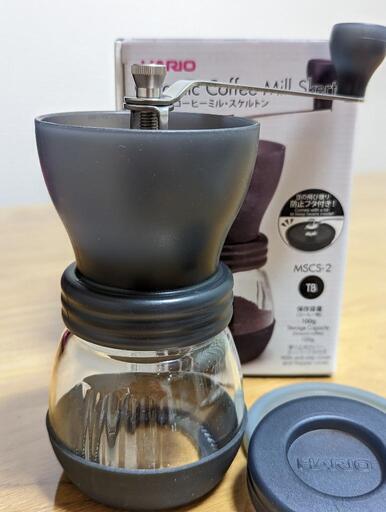 HARIO(ハリオ) コーヒーミル ブラック セラミック スケルトン