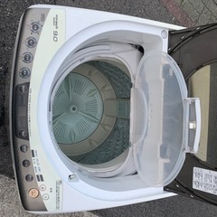 🚛配送無料🔰当日配送‼️たくさん洗える！大容量　９キロ🏅パナソニック　洗濯機🏅 エコウォッシュシステム✨ カビクリーンタンク🏅　冷蔵庫　も出品　大阪　兵庫　京都　奈良　🔰　の画像