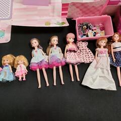 リカちゃん人形7体+リカちゃんハウスの画像