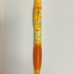 シャープペンシル　プーさん柄グリップ付き