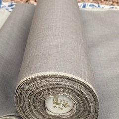 逸品貴重希少重要無形文化財指定 真綿結城紬☆おく玉☆結城紬☆反物 手織結城紬☆美品茨城県特産指定 未仕立て品 正絹 お値下げ相談可‼️の画像