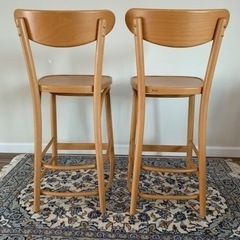 TON社天然木ハイスツール1脚の画像