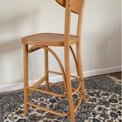 TON社天然木ハイスツール1脚の画像