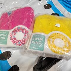 飛行機フロート　浮き輪２個の画像