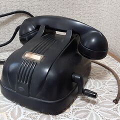 昭和レトロ　４号M磁石式黒電話　昭和31年　沖電気