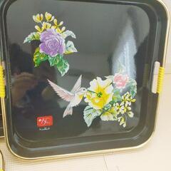 新品　おぼん大中小三点セットの画像