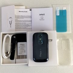 超小型スマホ　おさいふケータイ　FMラジオ　Jelly2　デュア...