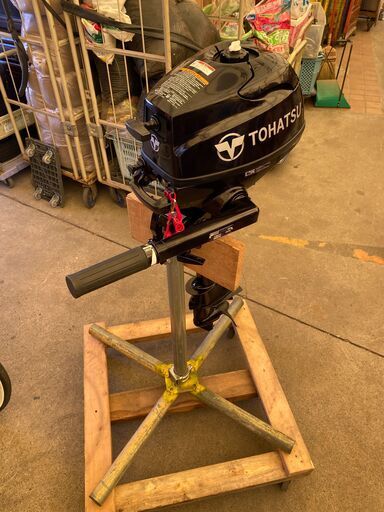トーハツ２馬力　船外機　免許不要　美品中古