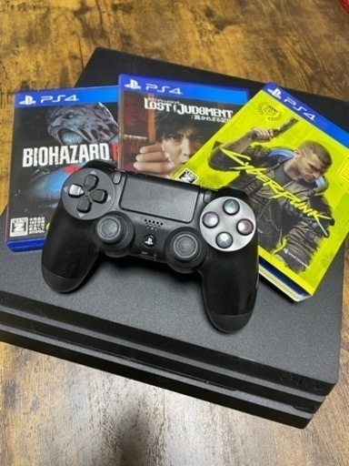 PS4 Pro 1TB＋ソフト３本CUH-7200BPlayStation4