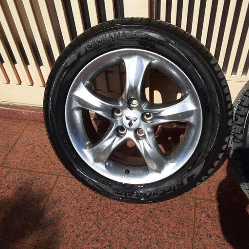 三菱ホイール17インチ　215-55-17  7jj 46　日本人の方のみでお願いします。車　アルミホイール