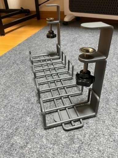 プラス Garage 配線トレー　ケーブルトレー 幅40cm チャコールグレー ケーブル