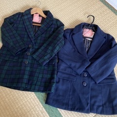 【新品】120 女の子　チェスターコート　ブレザー　双子コーデ
