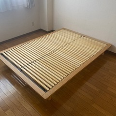 【無印良品】すのこベッドの画像