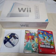 [取引中]Wii(白), ソフト3本