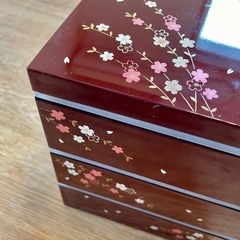 さくら柄の三段重🌸