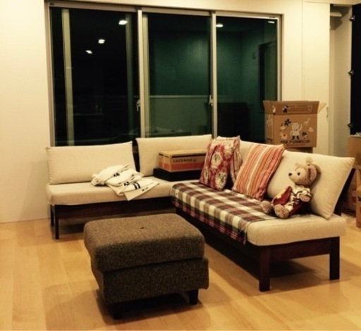 ソファセット（置き方自由・サイド取り外し可）