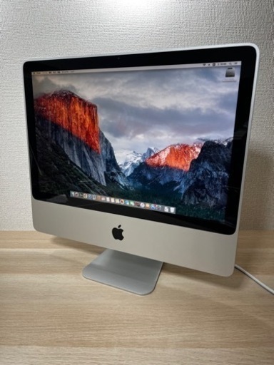 売約済み！Apple iMac 20inch Early2009 Core2Duo 2.66GHz メモリ4GB HDD2TB El capitan 10.11.6 A1224