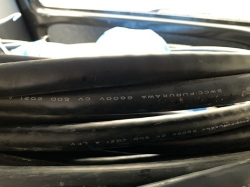 cvt 6600v約20m 高圧ケーブル