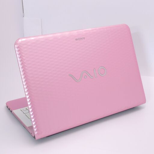 超高速SSD 中古良品 Wi-Fi有 ピンク ノートパソコン 14型ワイド SONY VPCEG14FJ Celeron 4GB DV
