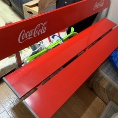 受付終了　非売品　コカコーラ　ベンチ