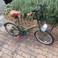 20インチ折り畳み自転車変速有