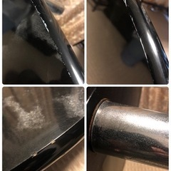 黒色ローテーブルの画像