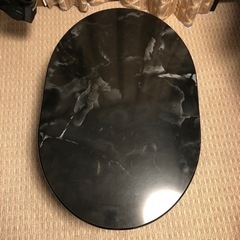 黒色ローテーブルの画像