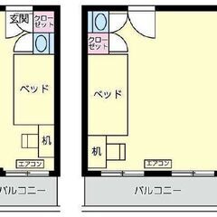 賃貸◆大型一棟寮◆全123室◆新在家駅徒歩8分