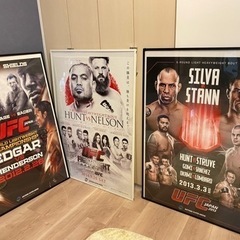 UFC ポスター額付き