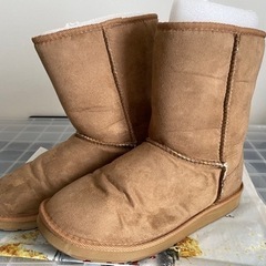 終了　VANS キャメルムートンブーツ