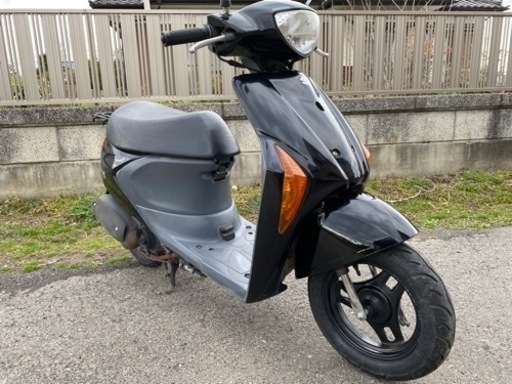 ☆レッツ5.低燃費FIモデル☆ブレーキ・プラグ・フェンダーなど新品交換^_^色々整備で快調ですよ☆50cc原付スクーター☆