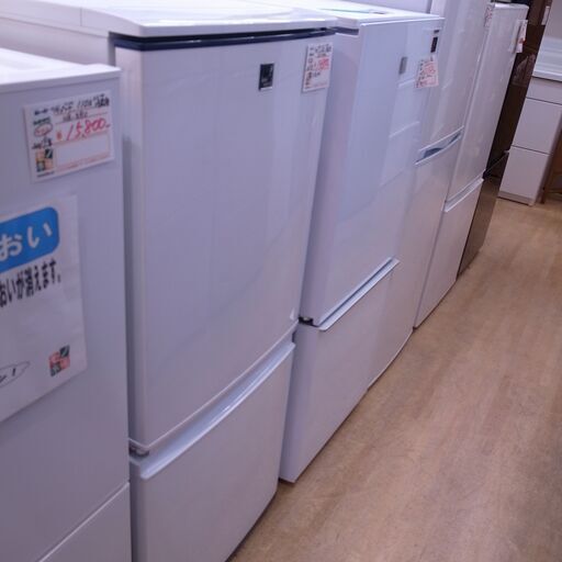 シャープ 2015年製 137L 冷蔵庫 SJ-14E2  【モノ市場知立店】151