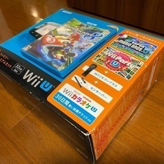 Nintendo wii U（ファミリープレミアムセット）＋マリオカート8の画像