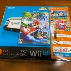 Nintendo wii U（ファミリープレミアムセット）＋マリオカート8の画像