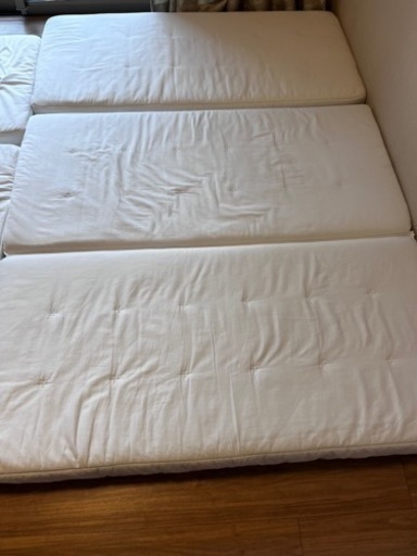 無印良品　洗えるマットレス　固クッション　ダブル