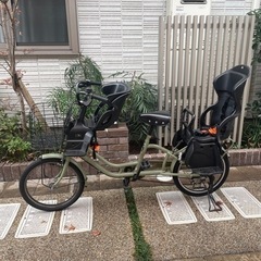 （決まりました）子供乗せ自転車3人乗り対応 