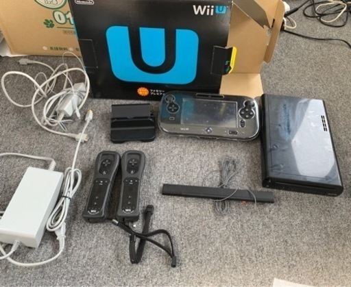 WiiU 本体　黒　ソフト3個　太鼓の達人2個セット