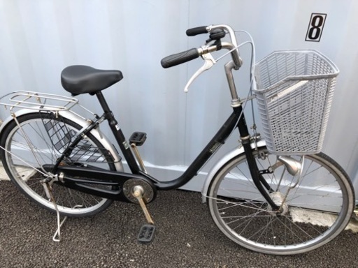 中古自転車 ママチャリ 24インチ LEDオートライト 変速なし 軽整備済み 防犯登録 町田市 相模原市 #251