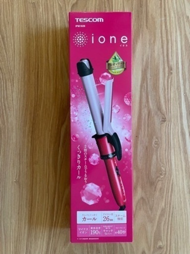 新品　TESCOM ヘアアイロン カールアイロン IPM1826