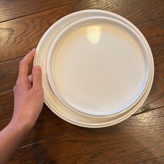 白プレートの画像