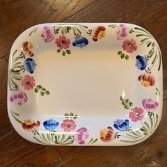 花柄　プレート