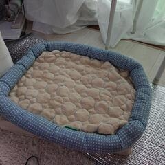 ペットシーツ (R)薄型３Pとハーフ1Pおまけ新品ペットベッドの画像