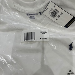 ラルフローレン新品4枚白Vネックの画像