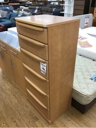 KO-72【ご来店頂ける方限定】高野木工　ハイチェスト　ナチュラル