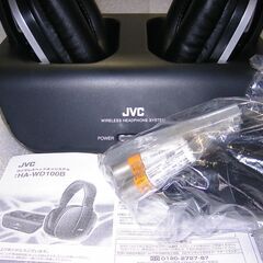 ＪＶＣのワイヤレス　ヘッドフォン　システム　HA-WD100Ｂの画像