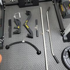 引取限定　アイロテック製パワーラック　ラットマシン付の画像