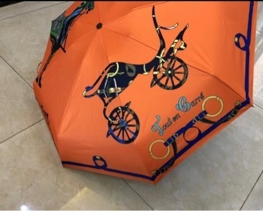 エルメス　折り畳み傘　99％UVカット晴雨兼用　お値下げ